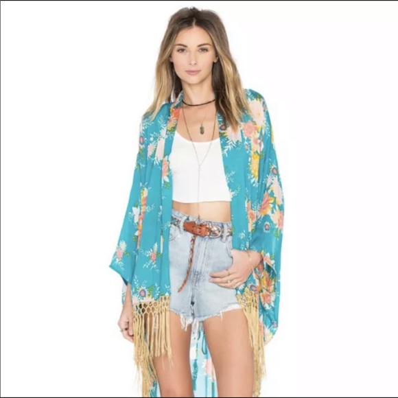Spell Tops - 🚫SOLD🚫SPELL & GYPSY COLLECTIVE JAGGER KIMONO UNICORN